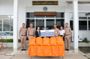 มูลนิธิอนุรักษ์แนวปะการังและสิ่งมีชีวิตใต้ทะเลไทย ในสมเด็จพระเจ้าลูกเธอ เจ้าฟ้าสิริวัณณวรี นารีรัตนราชกัญญา รับมอบถุงสำหรับบรรจุสิ่งของพระราชทานมูลนิธิฯ จากบริษัท GC ที่ผลิตจากขวดพลาสติกรีไซเคิล